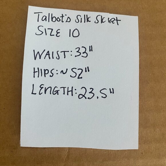 Talbots Ivory Cream Pleated Circle Skirt sequin 10 romantic whimsical soft full - Picture 14 of 14